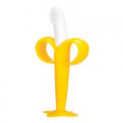 食品グレードのシリコーン製ベビー歯ブラシ